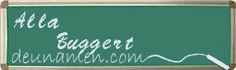 Alla Buggert Visitenkarte